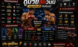 ดูมวยสด ช่องทางรับชมการแข่งขัน พร้อมข้อมูลสำคัญก่อนเริ่มไฟต์