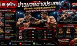 ข่าวมวยต่างประเทศ อัปเดตข่าวมวยโลก ผลการแข่งขัน และความเคลื่อนไหวล่าสุดจากทั่วโลก