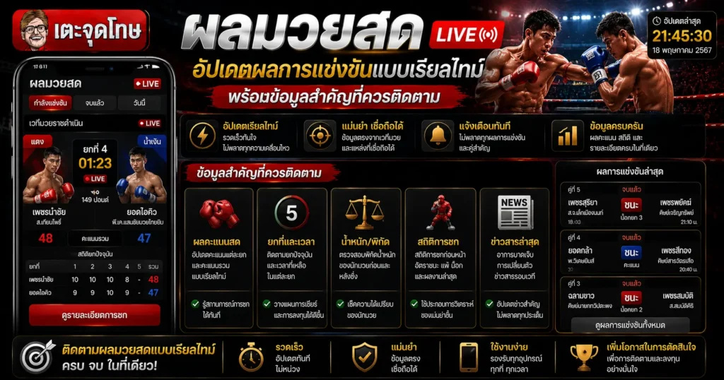ผลมวยสด