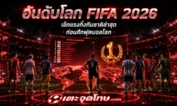 อันดับโลก FIFA 2026 ล่าสุด เช็กแรงกิ้งทีมชาติ พร้อมวิธีคิดคะแนนและผลต่อฟุตบอลโลก