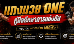แทงมวย ONE คู่มือศึกษาการแข่งขัน การอ่านราคา และข้อมูลสำคัญก่อนติดตามทุกไฟต์