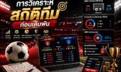 การวิเคราะห์สถิติทีมก่อนเดิมพัน อ่านเกมรุก เกมรับ และตัวเลขทีมอย่างไรให้เห็นภาพจริง