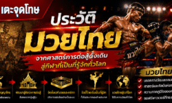 ประวัติมวยไทย จากศาสตร์การต่อสู้ดั้งเดิมสู่กีฬาที่เป็นที่รู้จักทั่วโลก