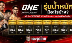 รุ่นน้ำหนัก ONE Championship มีอะไรบ้าง เข้าใจ Weight Class และการแบ่งพิกัดนักกีฬา