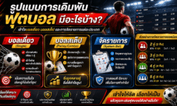 รูปแบบการเดิมพันฟุตบอล มีอะไรบ้าง? เข้าใจบอลเดี่ยว บอลสเต็ป และการจัดรายการแต่ละประเภท