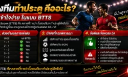 ทั้งสองทีมทำประตู คืออะไร? เข้าใจ BTTS Yes/No พร้อมตัวอย่างสกอร์