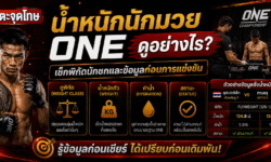 น้ำหนักนักมวย ONE ดูอย่างไร เช็กพิกัดนักชกและข้อมูลก่อนการแข่งขัน