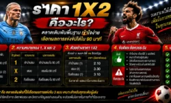 ราคา 1X2 คืออะไร? เข้าใจ 1 X 2 และวิธีอ่านราคาบอล