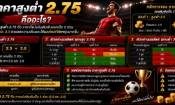 ราคาสูงต่ำ 2.75 คืออะไร? วิธีอ่านสูง 2.75 ต่ำ 2.75 แบบเข้าใจง่าย