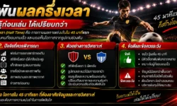 เดิมพันผลครึ่งเวลา คืออะไร? วิธีอ่านตลาด Half Time 1X2