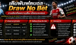 เดิมพันฟุตบอล Draw No Bet คืออะไร? เสมอคืนทุนและคิดผลอย่างไร