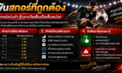 เดิมพันสกอร์ที่ถูกต้อง คืออะไร? เข้าใจ Correct Score และวิธีคิดผล